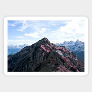 Panorama Swiss Alps Sticker